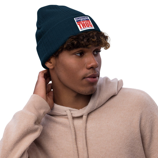 Conservative Thug Ribbed knit beanie