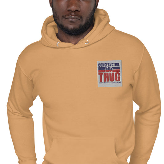 Conservative Thug patched classic Hoodie