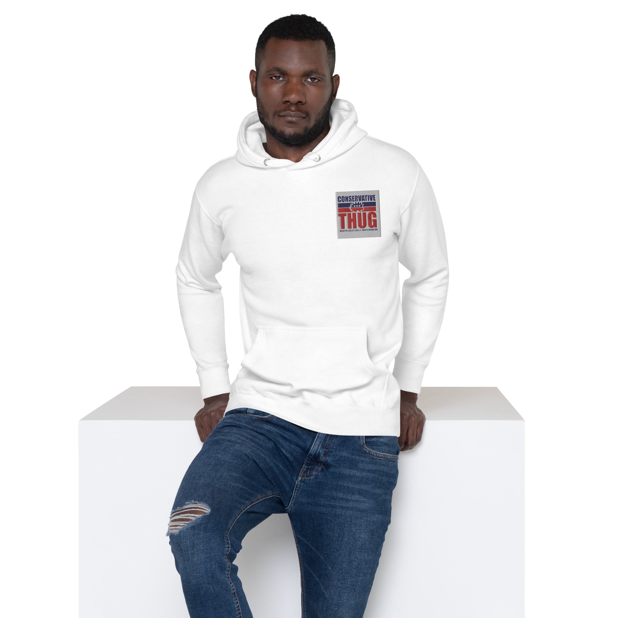 Classic best sale white hoodie